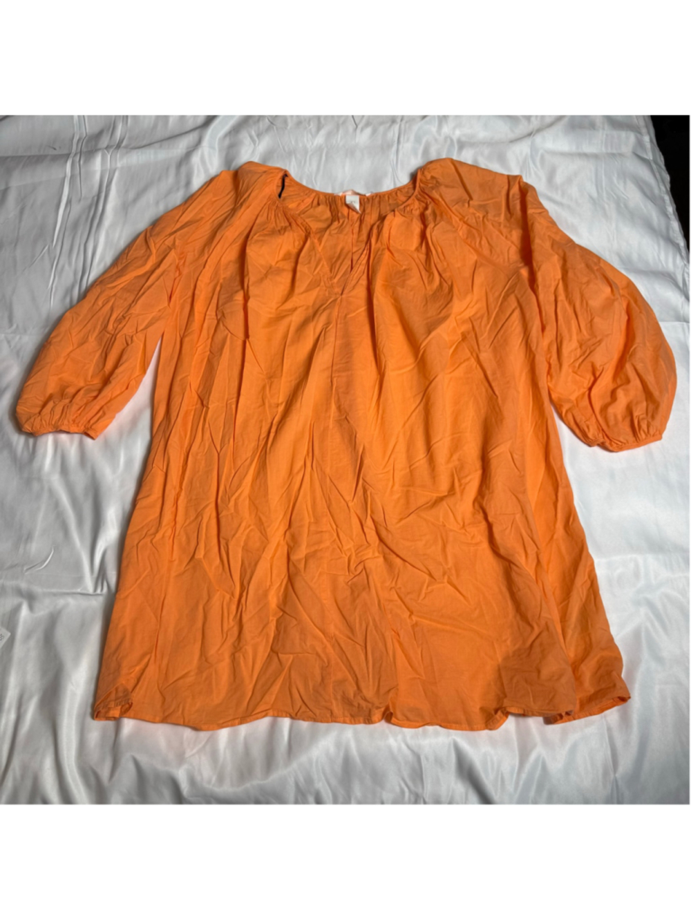 Women's H&M Orange Tunic Top Size M